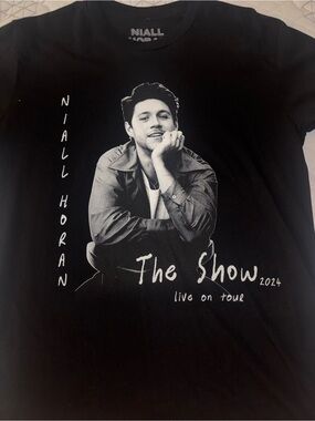 'The Show' niall horan 2024 Black Tour Graphic Tee
